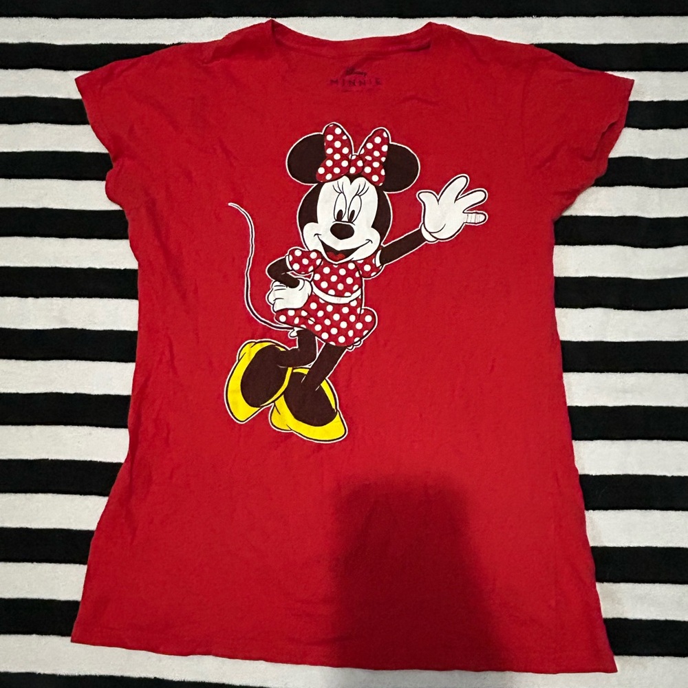 Disney Minnie Mouse Red and Yellow Tee